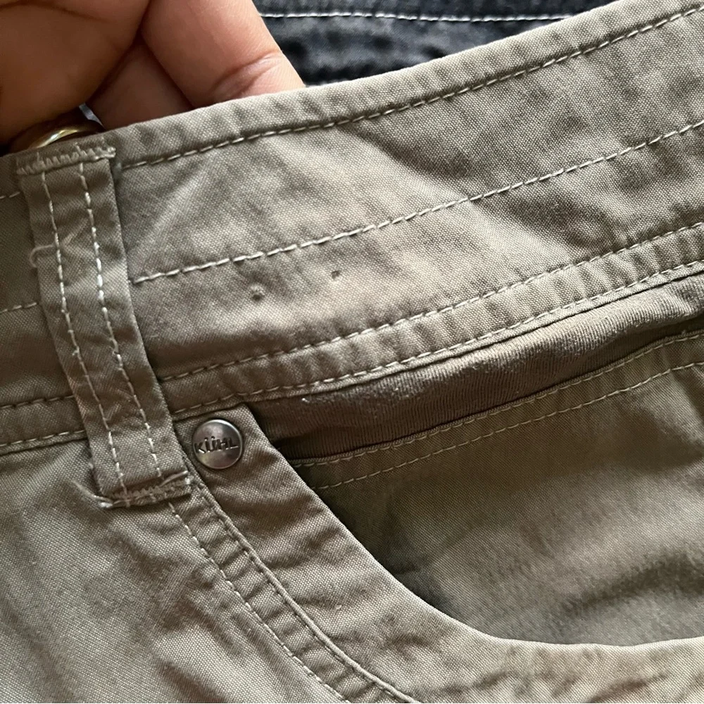 Kuhl Radikl 5109 khaki outdoor hiking athletic pants 34x30 act 33x29 gorp *READ - Picture 5 of 16